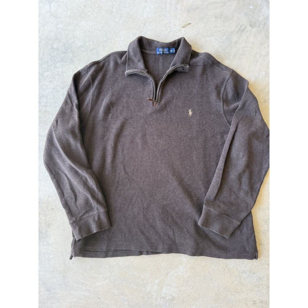 Polo Ralph Lauren Vintage Brown Quarter Zip